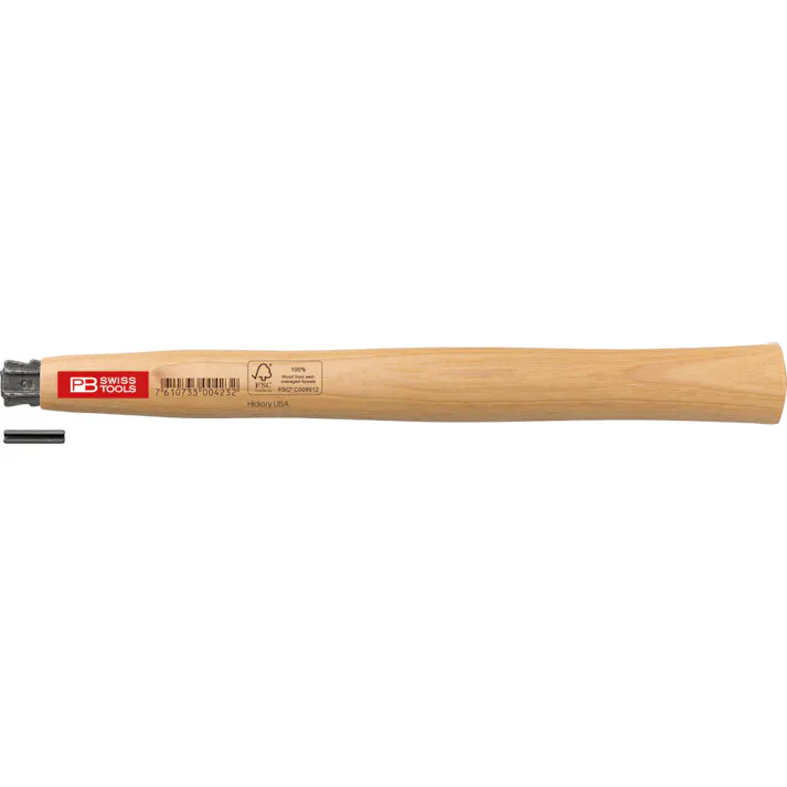 ピービースイスツールズ ハンマー柄 ヒッコリー 全長360mm スペアハンドル FSC認証 310.7 000501157007【別送品】