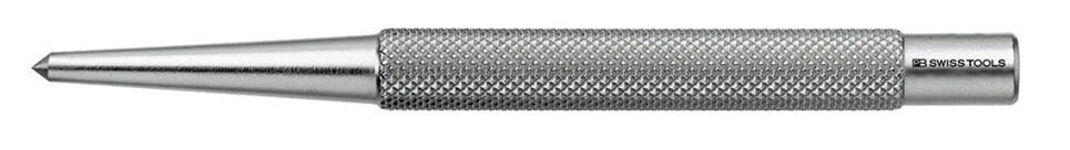 ピービースイスツールズ センターポンチ 丸胴 先端3.2mm 全長100mm マーキング 精密作業 金属加工 705.2 000501220002【別送品】
