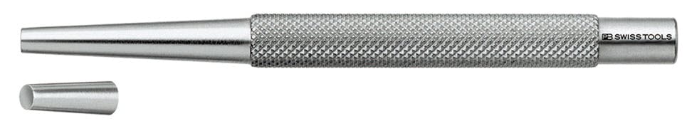 ピービースイスツールズ テーパー ピンポンチ 丸胴 先端7mm ピン抜き 精密作業 金属加工 720.7 000501226070【別送品】