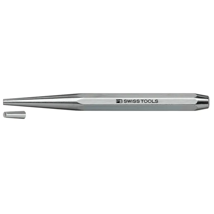 ピービースイスツールズ テーパー ピンポンチ 2mm 台紙付 ピン抜き 精密作業 金属加工 730.2CN 000501230062【別送品】