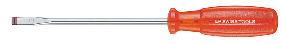 ピービースイスツールズ マイナスドライバー マルチクラフトハンドル 刃先1×6.5mm 軸長140mm ねじ締め 精密作業 DIY 握りやすい 6100.4-140 000501550004【別送品】