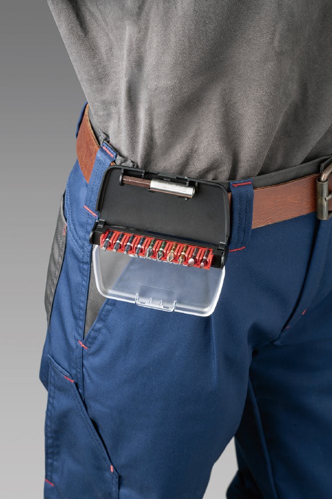 ピービースイスツールズ 10点入 1/4HEX ドライバービットセット ケース