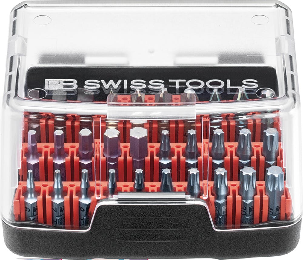 ピービースイスツールズ 30点入 1/4HEX ドライバービットセット