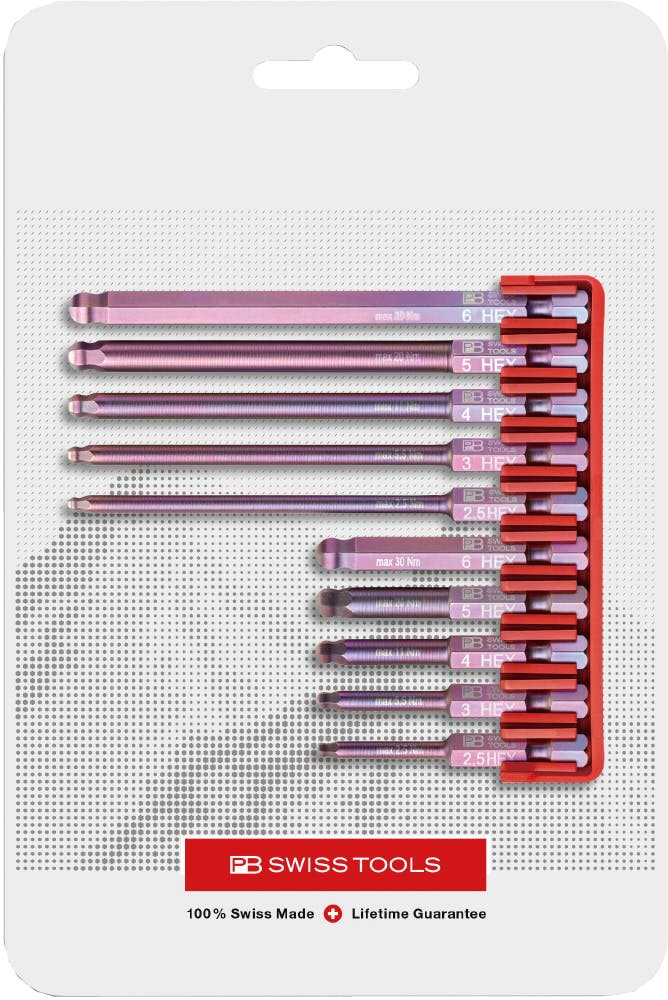 ピービースイスツールズ 10点入 1/4HEX 段付 ビットセット ビット