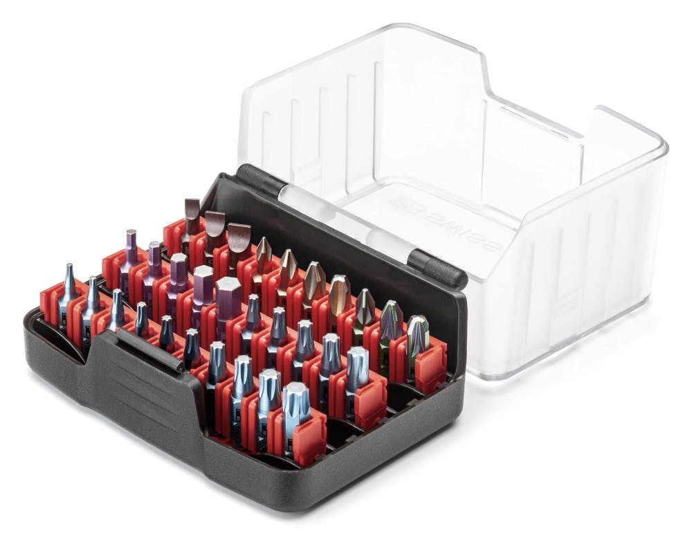 ピービースイスツールズ 30点入 1/4HEX 段付 ビットセット ケース付