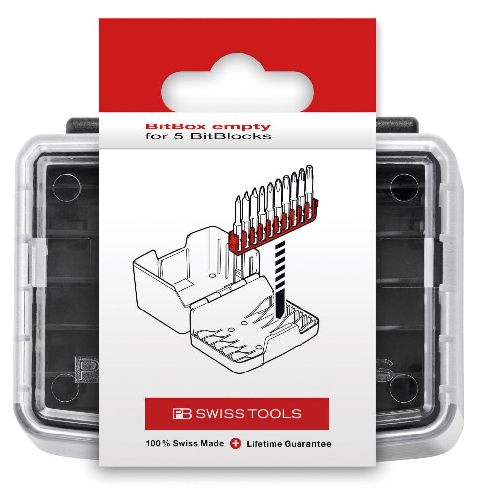 ピービースイスツールズ ビットホルダー用ビットボックス ビット保持 DIY 工具整理 973.BITBOX 000501664974【別送品】