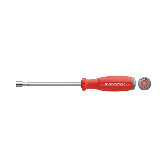 ピービースイスツールズ スイスグリップ ナットドライバー 4.5mm 軸長80mm ナット締め DIY 整備 8200.4.5-80 000501717045【別送品】