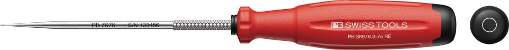 ピービースイスツールズ スイスグリップEVO ピックツール ストレート 全長153mm 細部作業 内装はがし DIY 38676.3-75RE 000501900801【別送品】