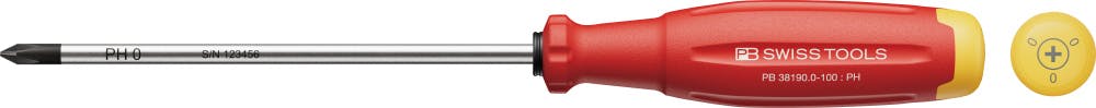 ピービースイスツールズ スイスグリップEVO プラスドライバー PH0 軸長