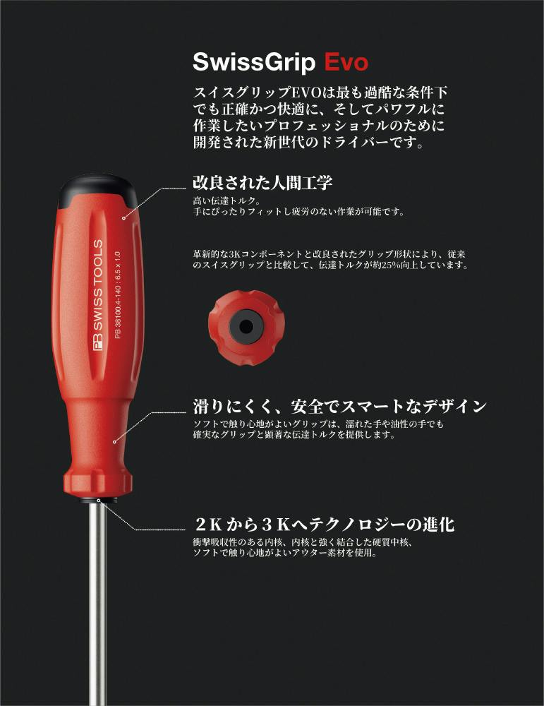 ピービースイスツールズ 31点入 差替式ドライバーセット 