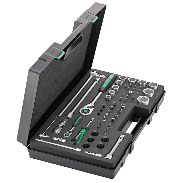 スタビレー 57点入 ソケットセット ケース付 収納便利 万能工具 組立作業 40/52/45/12QR 000505202081【別送品】