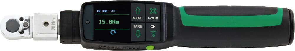 スタビレー ヘッド付 差替式 デジタルトルクレンチ 2-20Nm ナット締め トルク管理 精密整備 自動車整備 DIY 714R/2 000505430502【別送品】