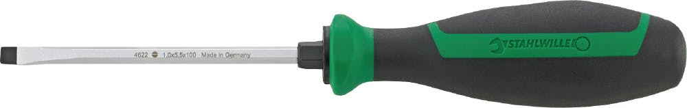 スタビレー 根元六角付 マイナスドライバー 刃先1.0×5.5mm 軸長80mm ネジ回し 溝ネジ 家具組立 修理作業 DIY 4622-1 000505663131【別送品】