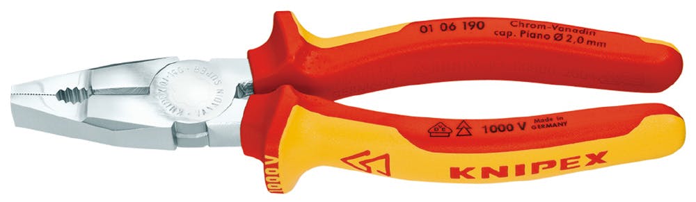 �N�j�y�b�N�X 1000V �≏�y���` �S��190mm �d���ؒf �핢���� �z����� �d�H�H�� DIY 0106-190 000506002190 �y���`