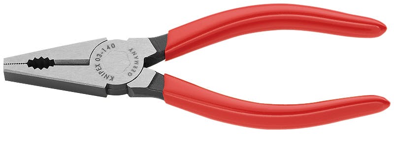 クニペックス ペンチ プラスチックコーティング 全長140mm 電線切断 被覆剥き 配線作業 電工工具 DIY 0301-140 000506011314【別送品】