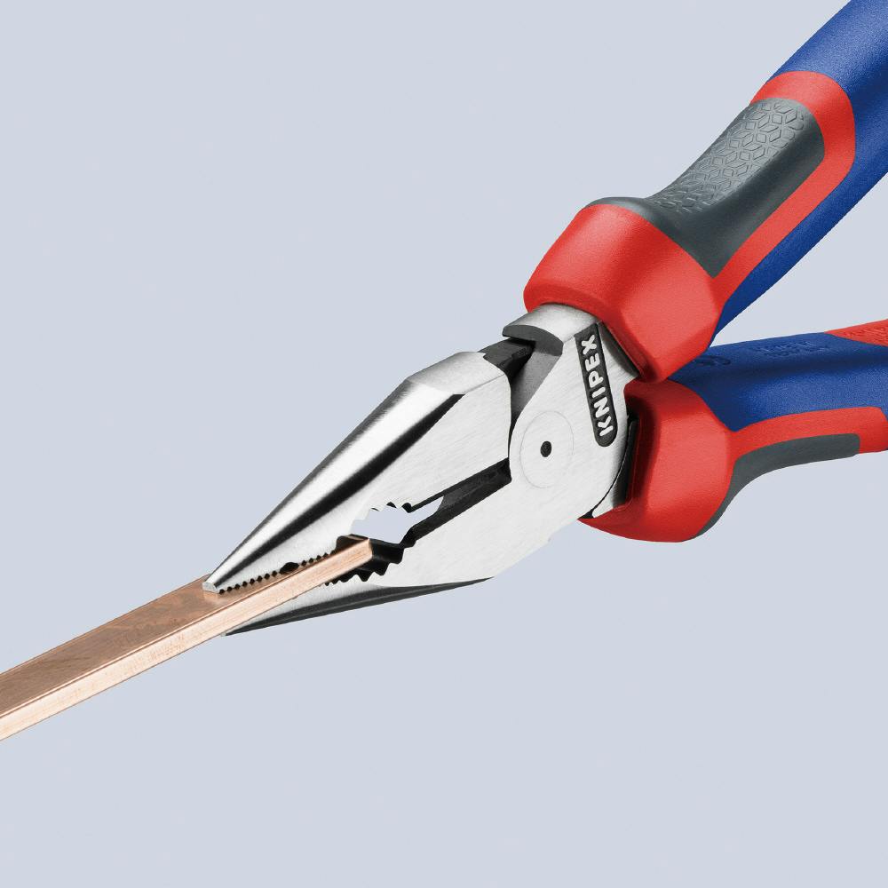 クニペックス ニードルノーズペンチ コンフォートハンドル 全長185mm