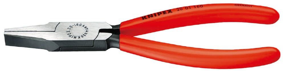 クニペックス 平ペンチ プラスチックコーティング 全長180mm 電線切断 被覆剥き 配線作業 電工工具 DIY 2001-180 000506043080【別送品】