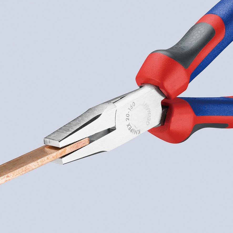 クニペックス 平ペンチ コンフォートハンドル 全長160mm 電線切断 被覆