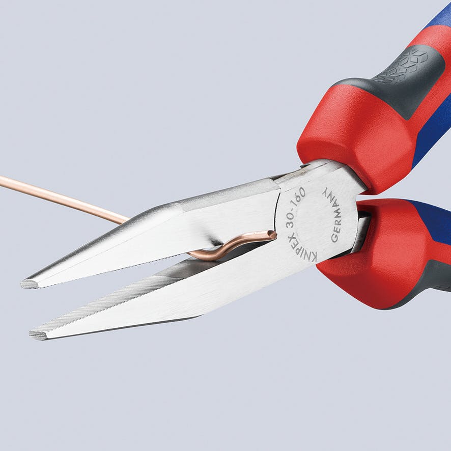 クニペックス ロングノーズプライヤー コンフォートハンドル 全長160mm