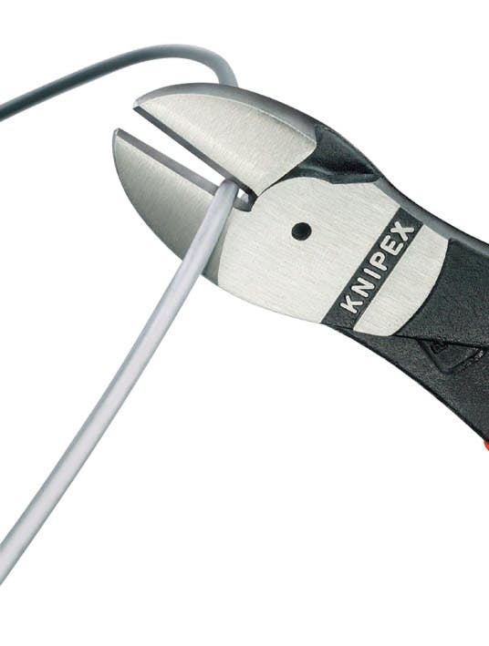 クニペックス 強力型 斜ニッパー ベントタイプ プラスチック