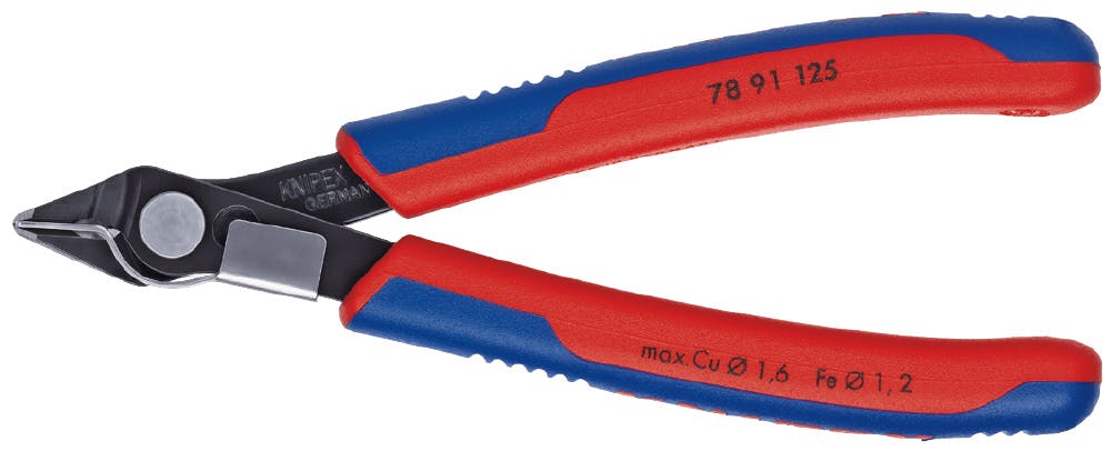 クニペックス エレクトロニクススーパーニッパー 電線切断 配線作業 細線カット 電工工具 DIY 7891-125 000506195911【別送品】