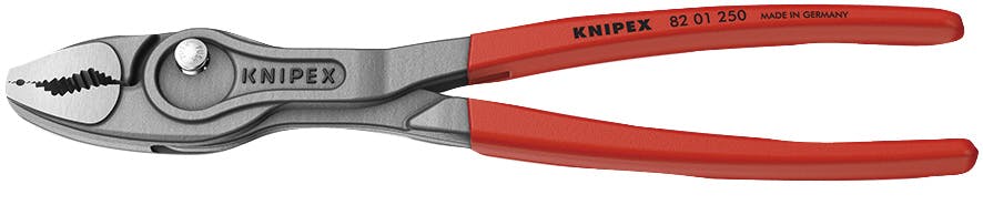 クニペックス スリップジョイントプライヤー ツイングリップ プラスチックコーティング 全長250mm パック付 つかむ 締める 曲げ作業 万能工具 修理作業 DIY 8201-250SB 000506205938【別送品】