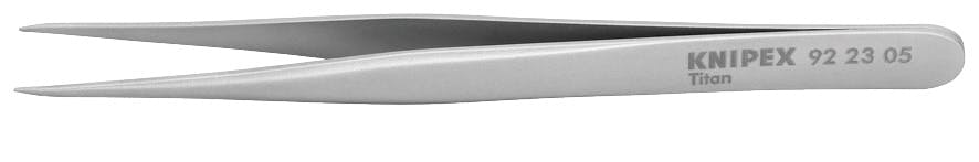 クニペックス チタン製 精密ピンセット 120mm 細かい作業 部品つかみ 精密作業 電子工作 DIY 9223-05 000506239305【別送品】