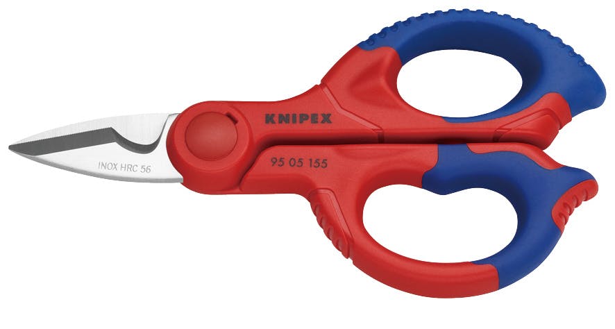 クニペックス ケーブルシザース 全長155mm パック付 切断作業 紙加工 工作 事務作業 DIY 9505-155SB 000506257155【別送品】
