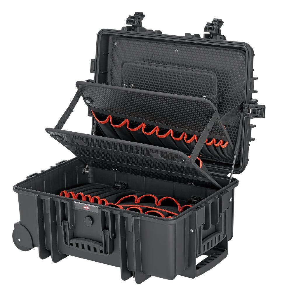 クニペックス ツールケース 工具収納 持ち運び 作業整理 収納便利 DIY 002137LE 000506308139【別送品】