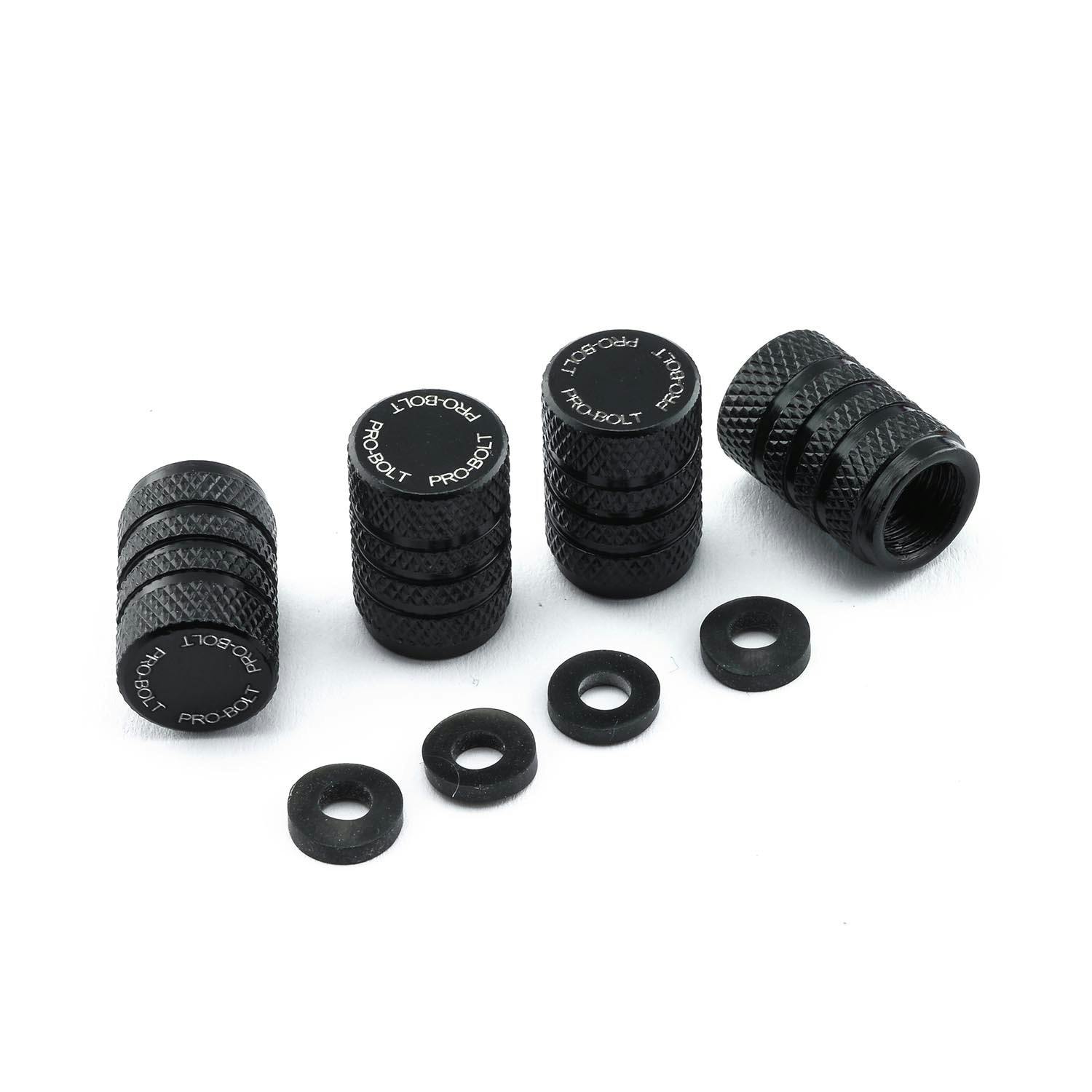 Pro-Bolt プロボルト Aluminium Valve Dust Cap Pack x4 (4DCAP10) 4DCAP10BKE (CDC) ボルトキャップ Pro-Bolt プロボルト Aluminium Valve Dust Cap Pack x4 (4DCAP10) 4DCAP10BKE (CDC) ボルトキャップ