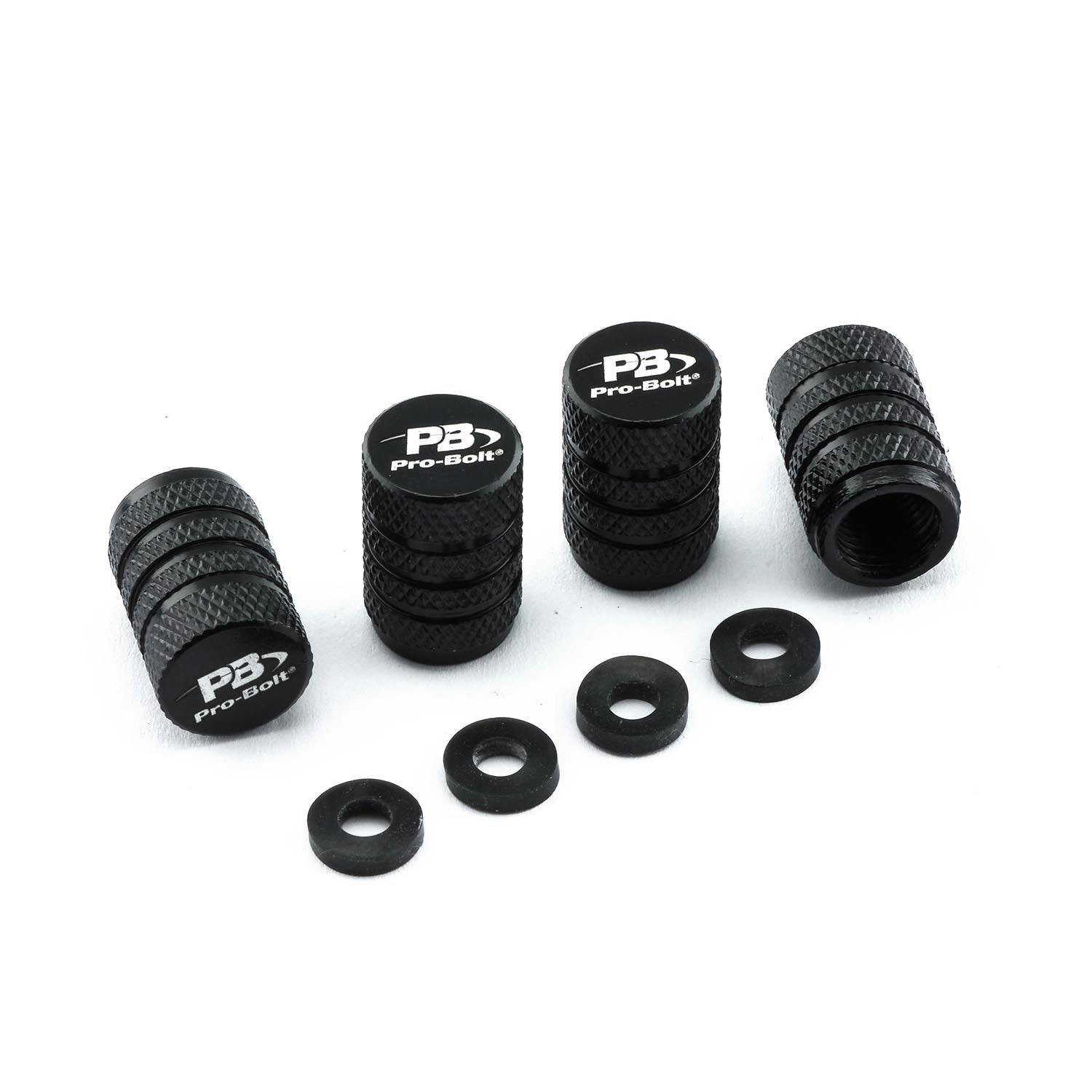 Pro-Bolt プロボルト Aluminium Valve Dust Cap Pack x4 (4DCAP10) 4DCAP10BKLE (CDC) ボルトキャップ Pro-Bolt プロボルト Aluminium Valve Dust Cap Pack x4 (4DCAP10) 4DCAP10BKLE (CDC) ボルトキャップ