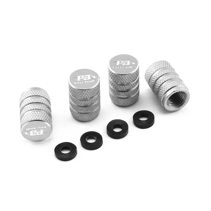 Pro-Bolt プロボルト Aluminium Valve Dust Cap Pack x4 (4DCAP10) 4DCAP10SLE (CDC)【ネット注文限定・別送品】