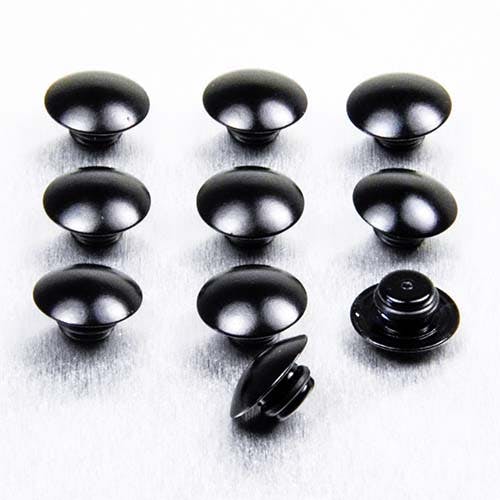 Pro-Bolt �v���{���g �A���~ �{�^���C���T�[�g�L���b�v M6 (Fits 5mm AK) 10����p�b�N (BUT6-10) BUT6-10BK (C ���̑��i�{���g�j