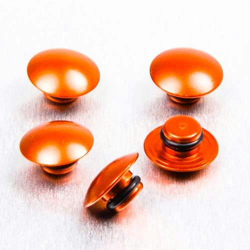 Pro-Bolt プロボルト アルミ ボタンインサートキャップ M6 (Fits 5mm AK) 5個入りパック (BUT6-5) BUT6 ...