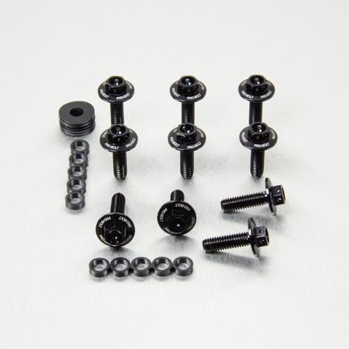 Pro-Bolt プロボルト アルミニウム ボディーワークボルト レーススペック M6x(1.00mm)x20mm エッチング 10個入りパック (BWHX620R-10E) BWHX620R-10BKE (CDC)【ネット注文限定・別送品】