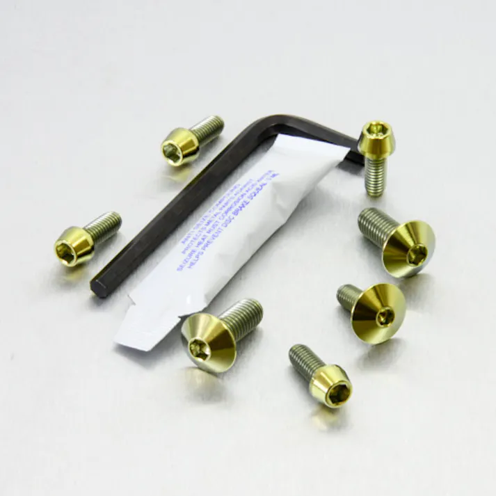 Pro-Bolt プロボルト Titanium Chain Guard & Rear Hugger Bolt Kit (CHAINHUG170TI) CHAINHUG170TIG (CDC)【別送品】