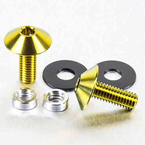 ちゃぐ Pro-Bolt プロボルト Titanium Chain Guard ＆ Rear Hugger Bolt