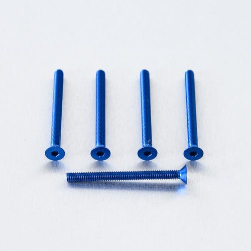 Pro-Bolt プロボルト アルミニウム カウンターシャンクボルト M4x(0.70mm)x50mm 5個入りパック (CS450-5) CS450-5B ( その他(ボルト) Pro-Bolt プロボルト アルミニウム カウンターシャンクボルト M4x(0.70mm)x50mm 5個入りパック (CS450-5) CS450-5B ( その他(ボルト)