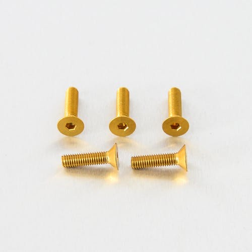Pro-Bolt プロボルト アルミニウム カウンターシャンクボルト M5x(0.80mm)x20mm 5個入りパック (CS520-5) CS520-5G ( その他(ボルト)