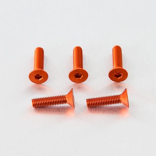 Pro-Bolt プロボルト アルミニウム カウンターシャンクボルト M6x(1.00mm)x25mm 5個入りパック (CS625-5) CS625-5O ( その他(ボルト)