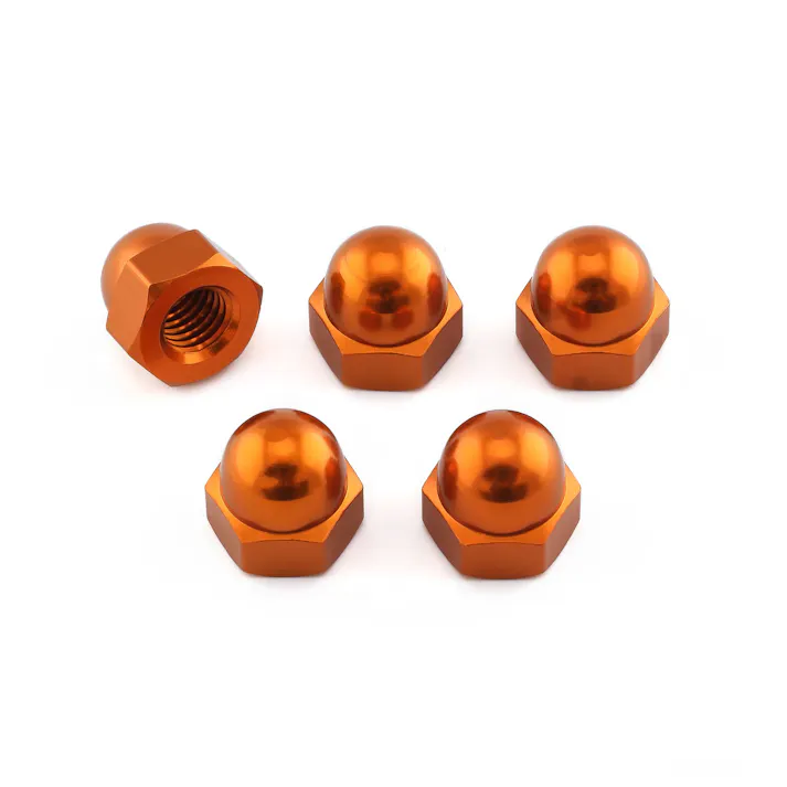 Pro-Bolt プロボルト アルミ ドームナット M10x(1.50mm) (DIN 1587) 5個入りパック (DOMENUT10-5) DOMENUT10-5O (CDC)【ネット注文限定・別送品】