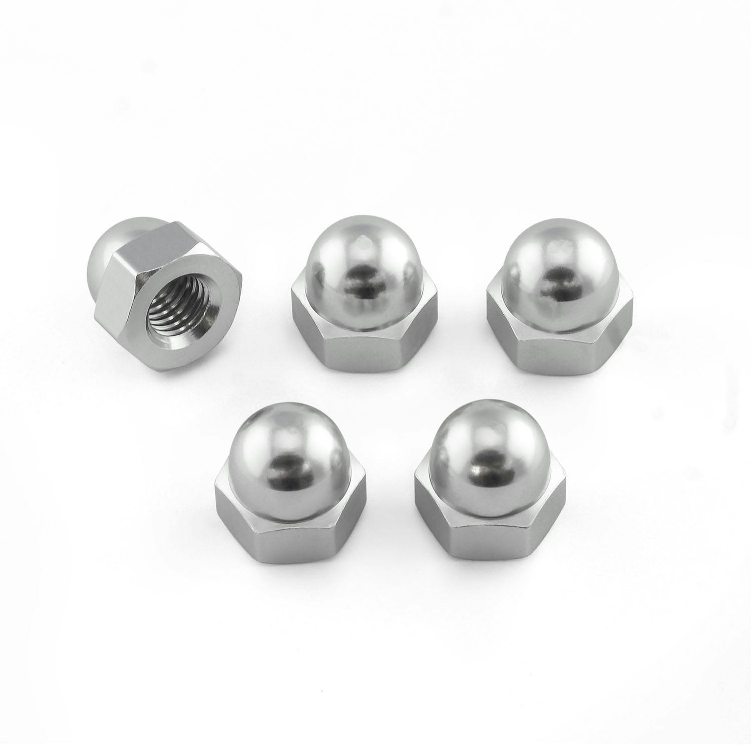 Pro-Bolt プロボルト アルミ ドームナット M10x(1.50mm) (DIN 1587) 5個入りパック (DOMENUT10-5) DOMENUT10-5S (CDC)【ネット注文限定・別送品】