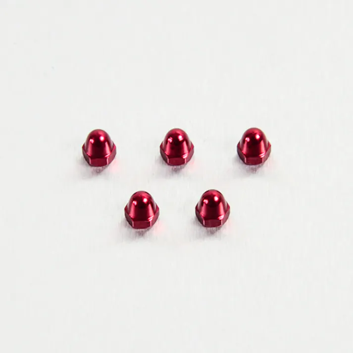 Pro-Bolt プロボルト アルミ ドームナット M4x(0.70mm) (DIN 1587) 5個入りパック (DOMENUT4-5) DOMENUT4-5R (CDC)【ネット注文限定・別送品】