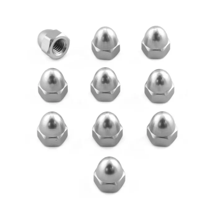 Pro-Bolt プロボルト アルミ ドームナット M6x(1.00mm) (DIN 1587) 10個入りパック (DOMENUT6-10) DOMENUT6-10S (CDC)【ネット注文限定・別送品】