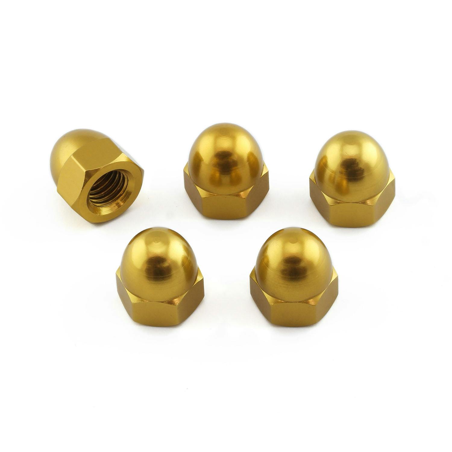 Pro-Bolt プロボルト アルミ ドームナット M8x(1.25mm) (DIN 1587) 5個入りパック (DOMENUT8-5) DOMENUT8-5 その他(ボルト) Pro-Bolt プロボルト アルミ ドームナット M8x(1.25mm) (DIN 1587) 5個入りパック (DOMENUT8-5) DOMENUT8-5 その他(ボルト)