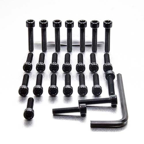 Pro-Bolt プロボルト アルミニウム エンジンボルトキット Honda CBR600 FS1-FS2 (EHO089) EHO089BK (CDC) その他(ボルト) Pro-Bolt プロボルト アルミニウム エンジンボルトキット Honda CBR600 FS1-FS2 (EHO089) EHO089BK (CDC) その他(ボルト)