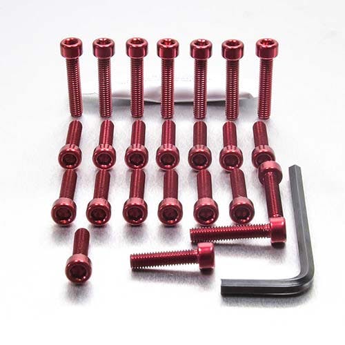 Pro-Bolt プロボルト アルミニウム エンジンボルトキット Honda CBR600 FS1-FS2 (EHO089) EHO089R (CDC) その他(ボルト) Pro-Bolt プロボルト アルミニウム エンジンボルトキット Honda CBR600 FS1-FS2 (EHO089) EHO089R (CDC) その他(ボルト)