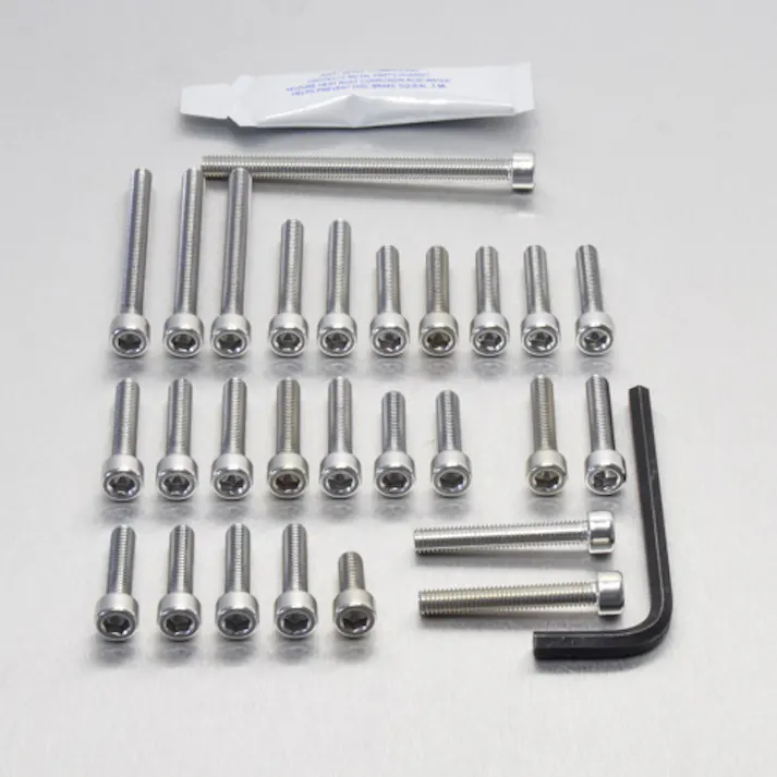 Pro-Bolt プロボルト アルミニウム エンジンボルトキット Kawasaki W650 (EJ650) (EKA193) EKA193S (CDC)【ネット注文限定・別送品】