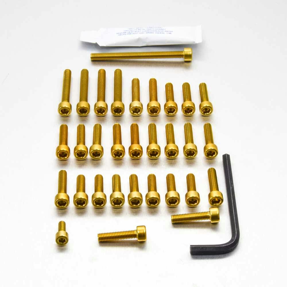 Pro-Bolt プロボルト アルミニウム エンジンボルトキット Kawasaki ZX10R C1H-C2H Ninja (EKA285) EKA285G ( その他(ボルト) Pro-Bolt プロボルト アルミニウム エンジンボルトキット Kawasaki ZX10R C1H-C2H Ninja (EKA285) EKA285G ( その他(ボルト)