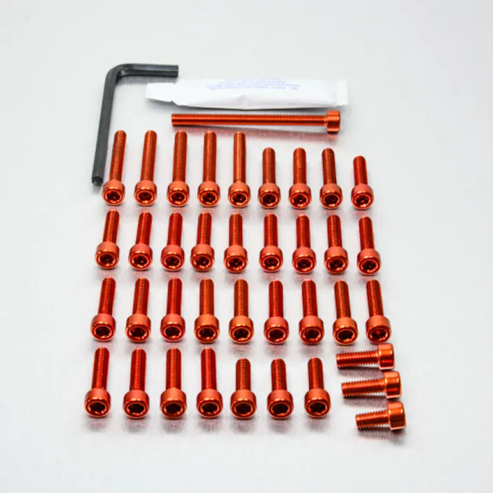 Pro-Bolt プロボルト アルミニウム エンジンボルトキット Kawasaki Ninja 650 (EKA420) EKA420O (CDC)【ネット注文限定・別送品】